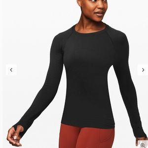 Lululemon Black Swiftly Tech Long Sleeve 2.0 Sz 4